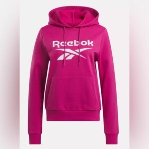 2X Reebox Identity Big Logo Fleece Hoodie BNWT